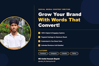 write compelling social media content for your business