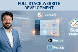 do laravel nextjs web app and saas platform