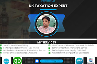 do your UK self assessment filing with maximum tax savings