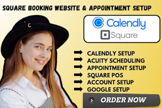 setup acuity calendly scheduling square booking appointment online website