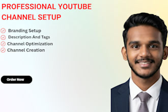 create and optimize your youtube channel professionally