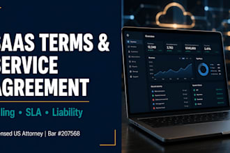 write legally binding saas agreements and terms of service