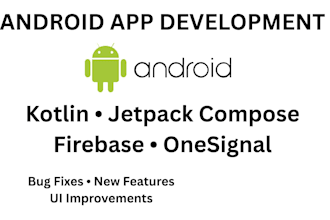 fix and develop android app in kotlin and java