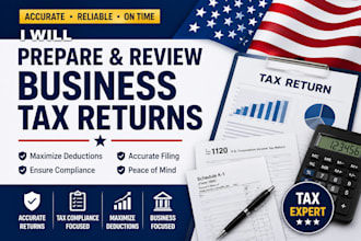 prepare and review business tax returns