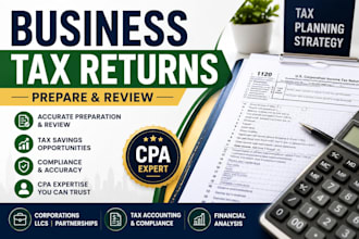 prepare and review business tax returns