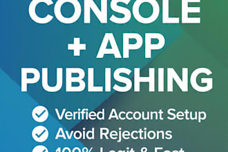 create one google play console account for you