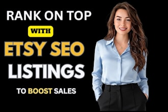 do etsy seo listings title, tags to rank on top and boost sales