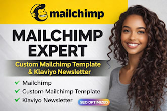 mailchimp email marketing campaign, email template newsletter,newsletter flow