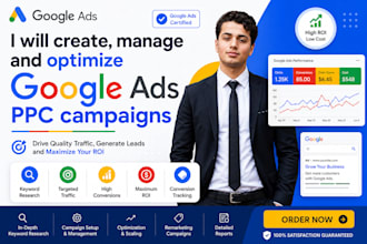 create and manage google ads campaigns