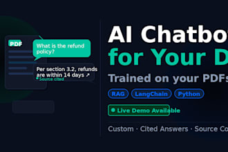 build a custom ai chatbot for your business documents, pdfs and knowledge base