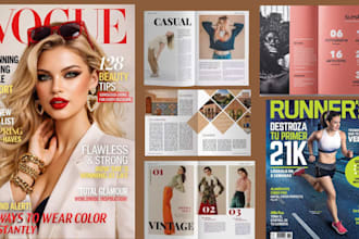 design magazine, fashion lookbook, magazine layout, booklet, company profile