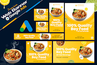 design google display banner ads, web banner ads, adwords design