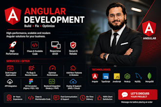 develop angular single page applications and web apps