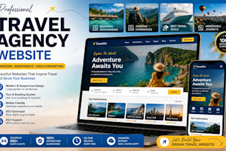 develop travel agency website in wordpress