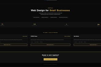 design a professional website for your small business