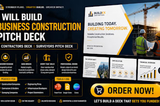 design business construction pitch deck contractors deck surveyors pitch deck