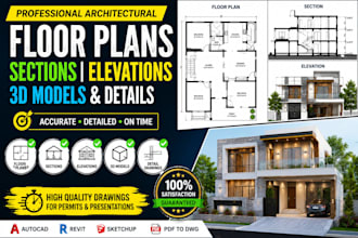 draft professional floor plans and permit ready drawings