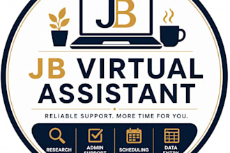 be your virtual assistant for admin and research