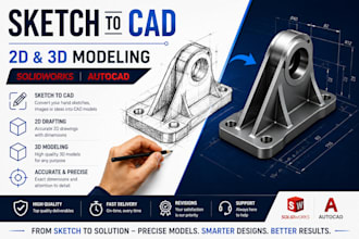 convert sketches into cad models