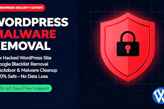 fix your hacked wordpress site, remove malware and secure it
