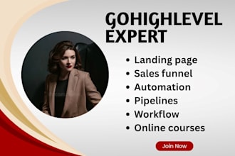 setup gohighlevel CRM workflow automation sales funnel