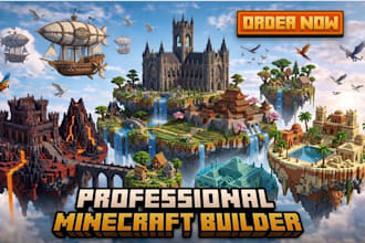 be your professional minecraft builder