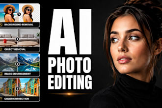 do ai photo editing, enhancement and image manipulation