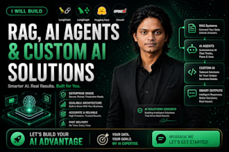 build ai agents, rag systems, ai automation, and intelligent chatbot with gen ai