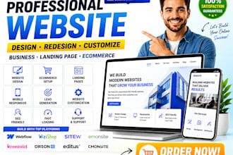 build webflow wizishop sitew emonsite kreezalid business website redesign expert