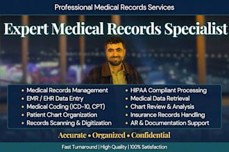 do medical records management for clinics, healthcare providers, and law firms