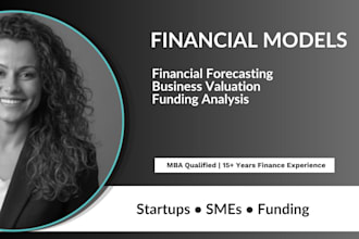 build financial models and business plans for startups and smes