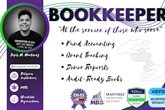 do nonprofit bookkeeping with grant tracking in qbo and xero