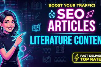 write SEO educational articles and literature content