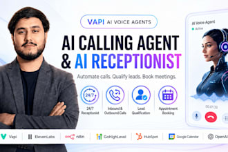 build vapi ai calling agent and ai receptionist