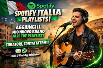 promote your song to italian spotify playlist curators