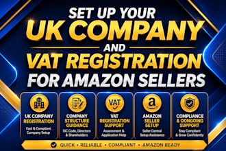 register UK company and vat registration for amazon sellers