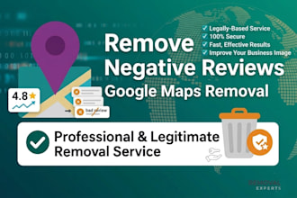 remove and report fake or negative google maps business reviews