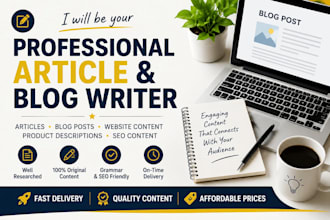 write engaging articles, blog posts, and website content