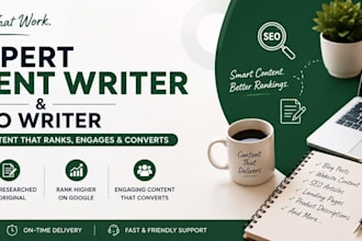 write professional SEO articles and blogs