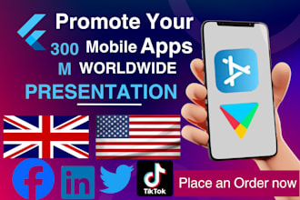 app install promotion, mobile android ios, game app install promotion app 300m