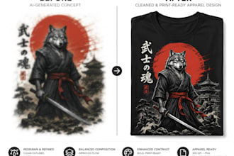 turn your ai generated art into product ready labels, packaging, or apparel art