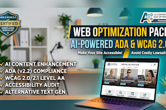 fix website ada and wcag compliance with ai SEO optimization