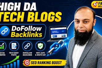 publish tech guest posts on high da tech blogs with dofollow technology backlink