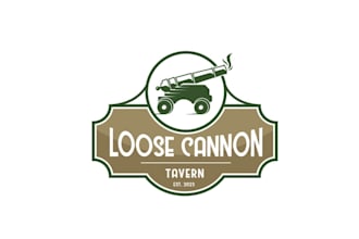 design greatest loose cannon tavern logo