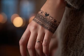 design traditional or modern tribal tattoo art