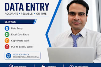 be your professional data entry specialist
