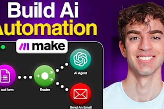 create make com automations made com, api and zapier expert