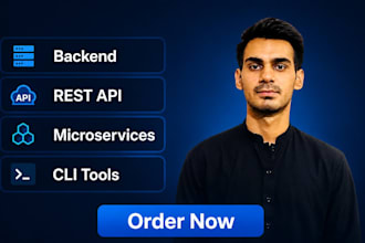 develop or fix golang backend, rest apis, and cli tools