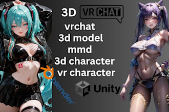 create, rig, repair and convert your 3d model for vrchat, unity, blender and mmd