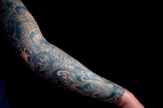 professionally design your sleeve tattoo, chest tattoo